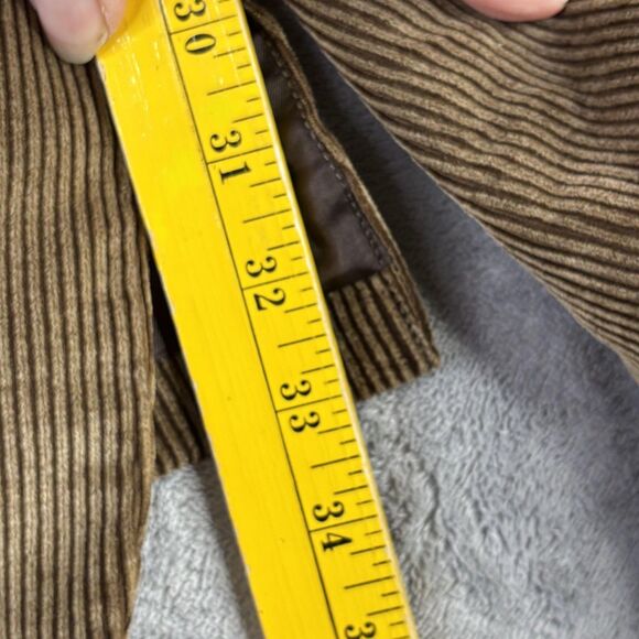 Stafford Blazer Mens 48L Brown Corduroy Two Button Notch Lapel Sport Coat Lined - Picture 8 of 12